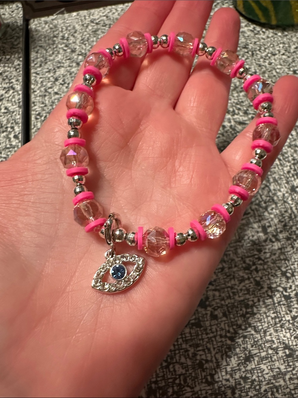 Bomb Party single bracelet with removable charm